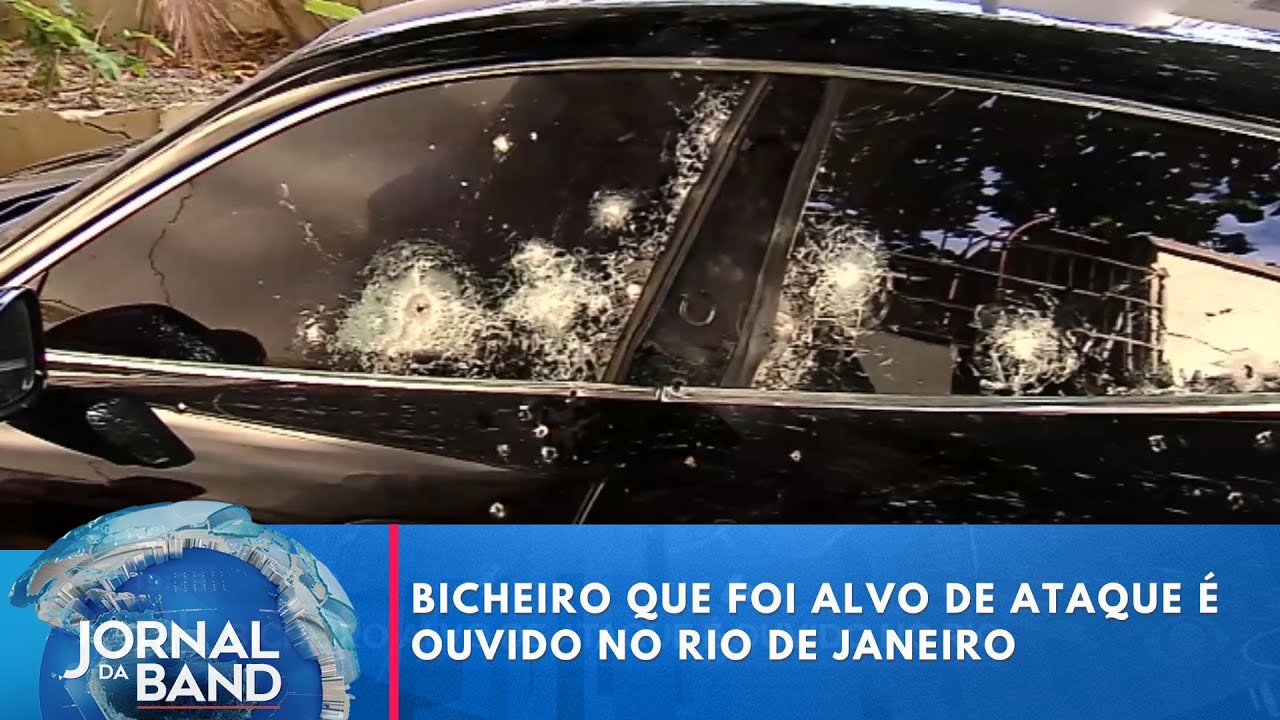 Bicheiro que foi alvo de ataque é ouvido no Rio de Janeiro | Jornal da Band