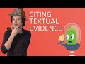 Citing Textual Evidence in Literary Analysis
