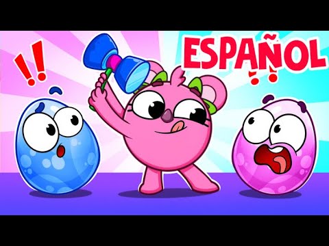 Canción del desafío rosa vs azul 💕 | Canciones divertidas para niños 😻🐨🐰🦁 por Baby Zoo