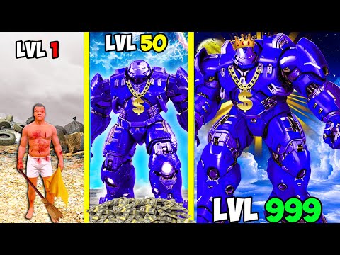 Franklin Growing $1 BLUE HULK BUSTER SUIT to $1,000,000,000 in GTA 5