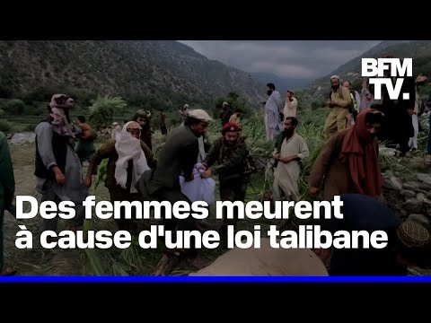 Séisme en Afghanistan: des femmes restent coincées sous les décombres à cause d'une loi talibane