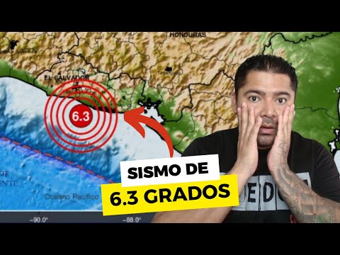 SISMO DE 6.3 GRADOS EN EL SALVADOR