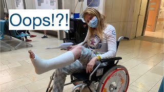 Ola's broken leg!!!