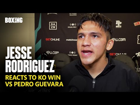 Jesse Rodriguez Reacts To Stunning KO Win vs Guevara