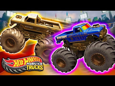 Hot Wheels Monster Trucks | Bigfoot's BIG Adventure!