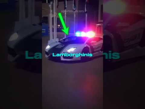 A Polícia de Dubai usa Lamborghinis e Bugattis