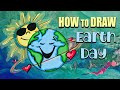 Drawing a Happy Earth: Step-by-Step Tutorial