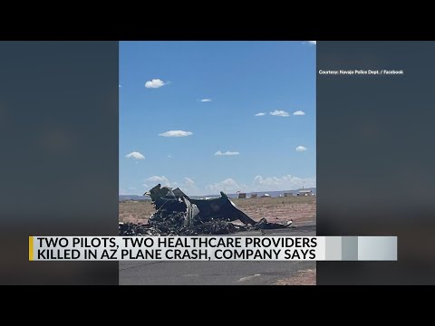 YouTube video thumbnail: Four People Dead in Medical Transport Plane Crash Near New Mexico, Arizona Border