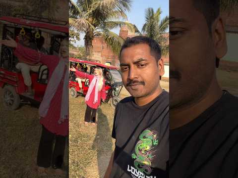 Foreigner auto rickshaw driver spotted in patna,bihar 😳🤯! #shorts