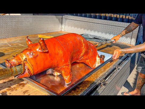 Street food in Bali - The Most FAMOUS Babi Guling! Let's eat!