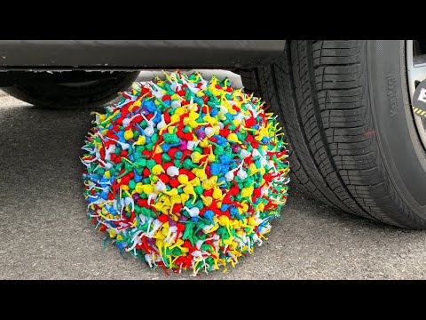 Experiment Car vs Soccer Ball, Coca Cola, Balloon | Crushing Crunchy & Soft Things by Car | Test Ex