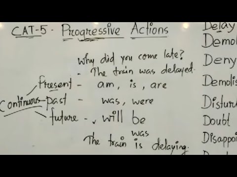 প্রোগ্রেসিভ অ্যাকশন কী? কিভাবে সহজে ইংরেজিতে বাক্য বানাবে!