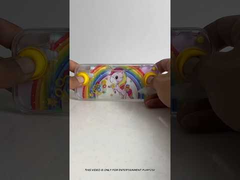 I gave my son a unicorn water ring game as b'day gift 🤩🎁 #shorts