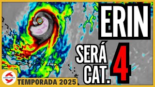 Erin se fortalecerá en huracán categoría 4. Pasará hacia el noreste de Puerto Rico y R. Dominicana