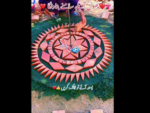 bricks floor design work skill construction ideas #shortvideo #newvideo #satisfying #diy