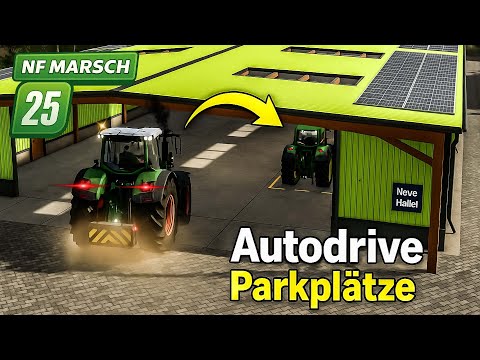 Feste Autodrive-Parkplätze & neue Halle! 🚜💰 Raus aus den SCHULDEN | NF MARSCH #42 | LS25