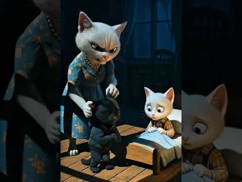 The story of black kitten #emotionalstory #blackkitten #catlovers #catstory #aicat #sadcat