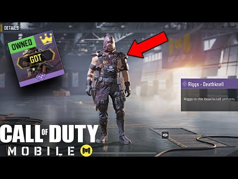 Call of Duty Mobile - UNLOCKING FREE EPIC RIGGS DEATHKNELL CHARACTER SKIN!