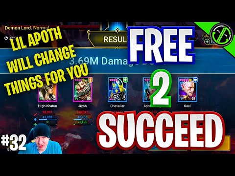 Raid | Beginner Clan Boss | Apothecary Changes It - Free 2 Succeed - EPISODE 32