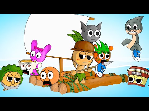 SPRUNKI SURVIVE on Island with Angry BRAINROT-SPRUNKI