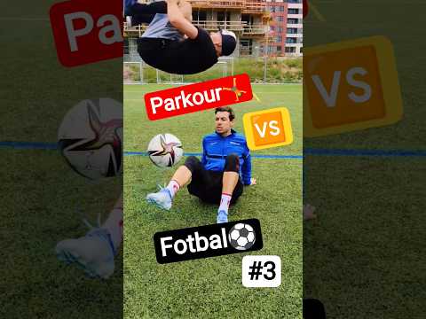 Který sport je náročnější?🤔 Parkour 🆚 FS fotbal..🤷😅