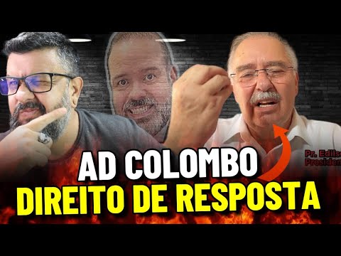 DIREITO DE RESPOSTA PASTOR AD COLOMBO