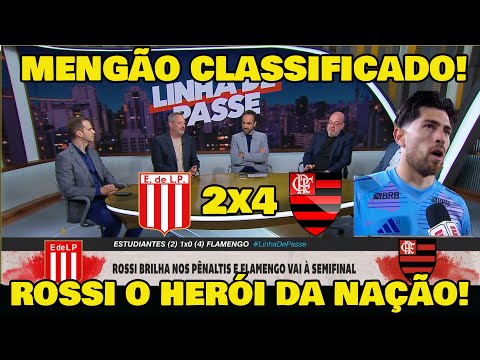 FLAMENGO CLASSIFICADO PARA ÀS SEMIFINAIS DA LIBERTADORES! ROSSI SAI COMO HERÓI DO JOGO!