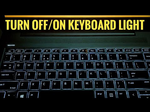 hp backlit keyboard not working