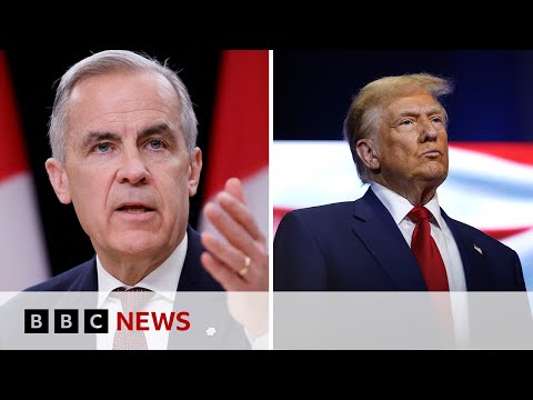 Canadian PM Carney to meet Trump for first time to discuss tariffs | BBC News
