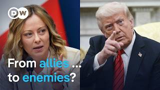 YouTube video thumbnail: Trump and Meloni Are in Open Feud, and It’s Escalating