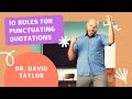 Quotation Usage and Citation Rules