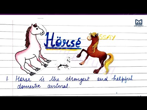 10 line on Horse 🐴 #Horse essay in english #Important facts about Horse #Horse essay 10 lines