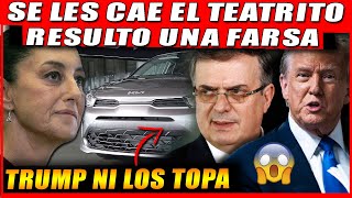 TRUMP NI LOS TOPA, SE LES CAE EL TEATRITO, MARCELO EBRARD LO DA A CONOCER