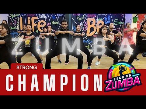 STRONG Zumba | High Intensity Cardio Workout on "Champion" by Steve Aoki ft. Raja Kumari & Bok Nero