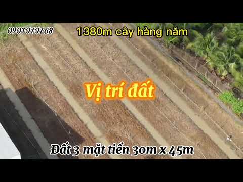 MAP ĐẤT VIỆT - MAPDATVIET.COM ➂➀➀➈ bán gấp 1380m đất 3 mặt tiền tại ấp 1 xã trung an MT , đường đang chuẩn bị nâng cấp 3.6 tỷ