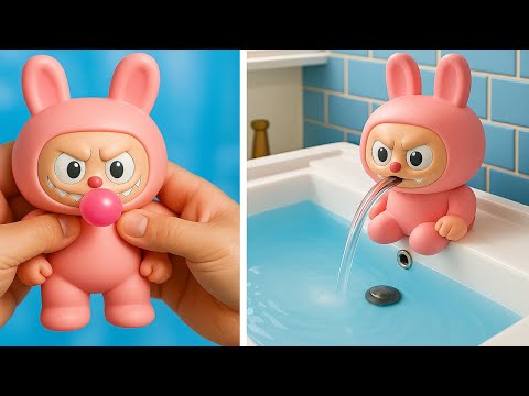 💥 Сделай сам игрушки Лабубу 🧸 Милые антистрессовые поделки для дома 🎉