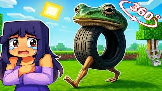 Aphmau Surviving Against Boneca Ambalabu in Minecraft - Gameplay 360°