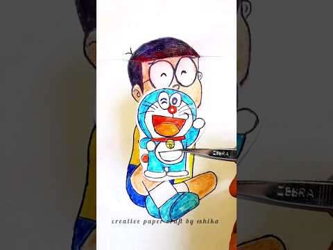 Nobita Mind Refresh??|| Nobita drawing #shorts #doraemon