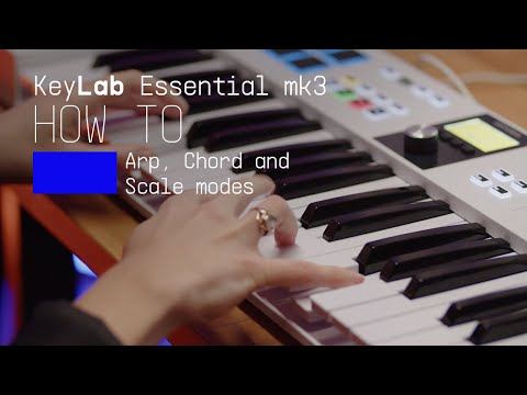 KeyLab Essential mk3 | How To Use The Arpeggiator