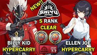 Billy Kid & Ellen Joe Teams! | Shiyu Defense 6-7 S Clear | Zenless Zone Zero ZZZ 2.1【ゼンゼロ】