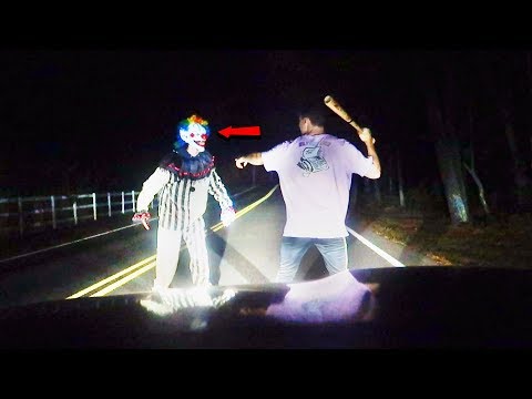 HUNTING KILLER CLOWNS ON CLINTON ROAD (HE ATTACKED ME)
