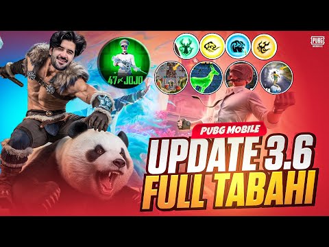 New update  3.6 Full Tabahi 😱new event is better then mirror world | Pubgmobile | rock Op