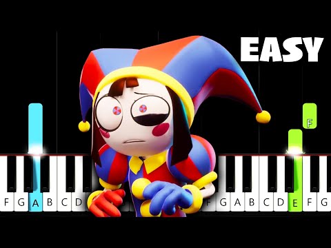 End Credits (The Amazing Digital Circus) - EASY Piano Tutorial