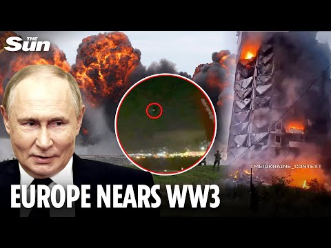 Putin rattled as Ukraine launches massive drone attack on Moscow and Europe preps for WW3