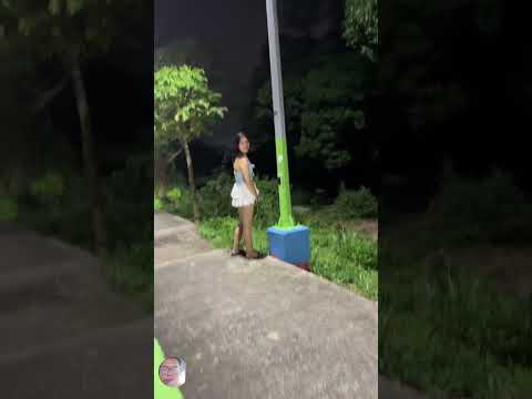 #funny เสาไฟฟ้าเปลี่ยนร่างนางฟ้า