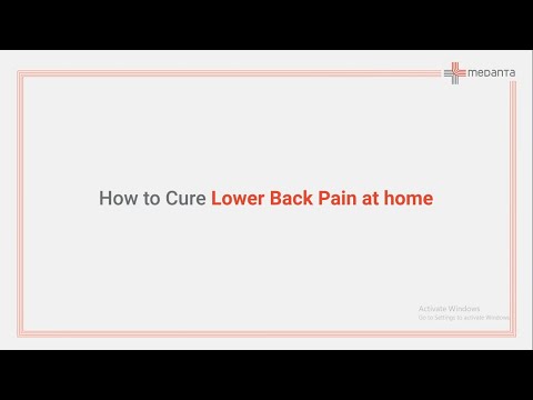How to Cure Lower Back Pain at Home? | Medanta