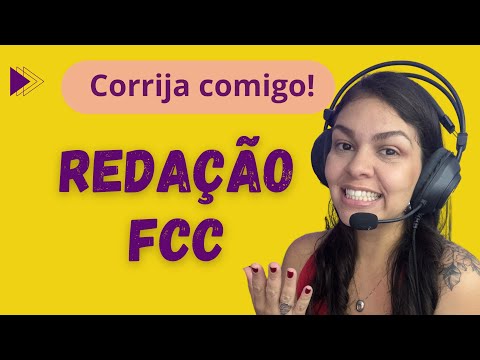 Correção de redação FCC - Carol Mendonça