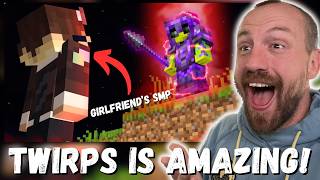 WATCHING Twirps for the FIRST TIME!!! (I Joined My Girlfriend's Minecraft SMP REACTION!)