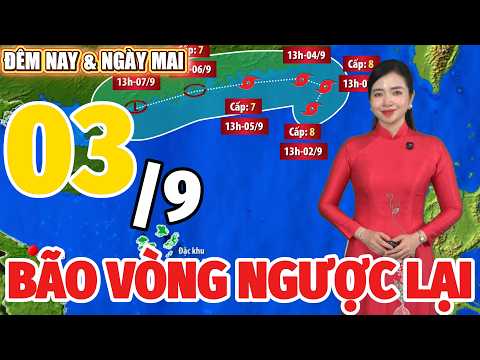 Dự Báo Thời Tiết Hôm Nay Và <strong>Ngày</strong> Mai 3/9 Mới Nhất