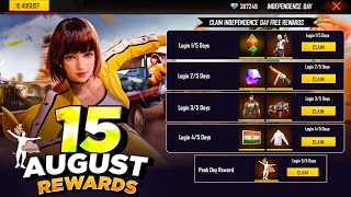 15 August Event Free Fire 2025🔥🥳| Golden & Purple Shade Return  | Free Fire New Event | Ff New Event